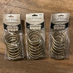 Clip Rings for Window Curtains
